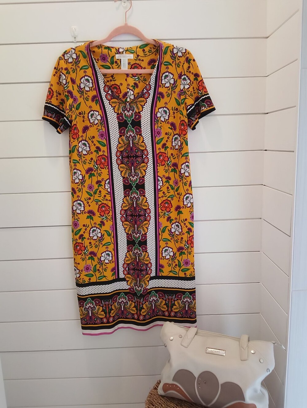 London Times Fiesta shift dress, Sz.8, EUC